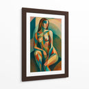 Mujer sentada - Caperh | Cuadro decorativo de Canvas Lab