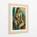 Mujer sentada - Caperh | Cuadro decorativo de Canvas Lab