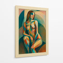Mujer sentada - Caperh | Cuadro decorativo de Canvas Lab