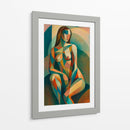Mujer sentada - Caperh | Cuadro decorativo de Canvas Lab