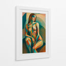 Mujer sentada - Caperh | Cuadro decorativo de Canvas Lab