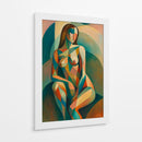 Mujer sentada - Caperh | Cuadro decorativo de Canvas Lab