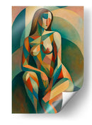 Mujer sentada - Caperh | Cuadro decorativo de Canvas Lab