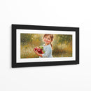 Niña con manzanas - Caperh | Cuadro decorativo de Canvas Lab