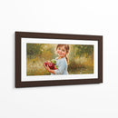 Niña con manzanas - Caperh | Cuadro decorativo de Canvas Lab