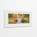 Niña con manzanas - Caperh | Cuadro decorativo de Canvas Lab