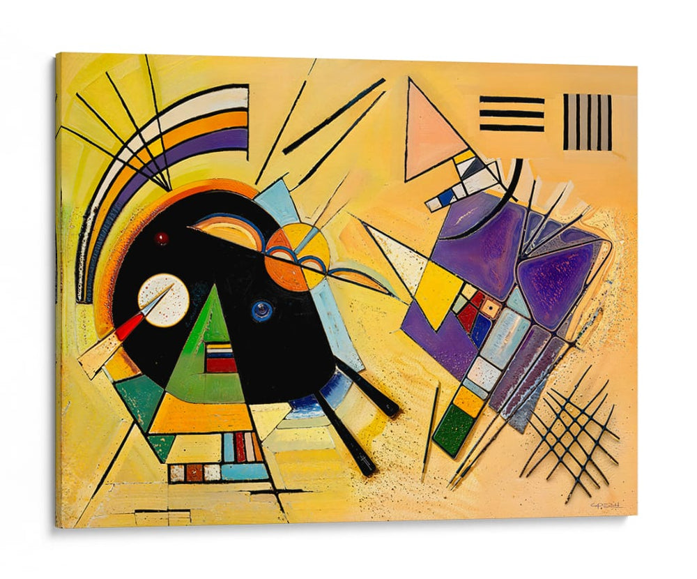 Negro y violeta-variación pictórica - Caperh | Cuadro decorativo de Canvas Lab