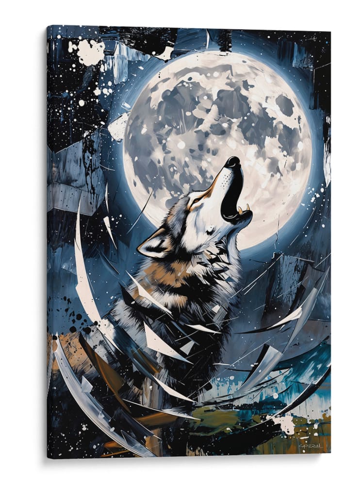 Noche de lobos - Caperh | Cuadro decorativo de Canvas Lab