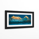 Noche decembrina en Banff - Caperh | Cuadro decorativo de Canvas Lab