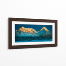 Noche decembrina en Banff - Caperh | Cuadro decorativo de Canvas Lab