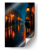 Noche lluviosa - Caperh | Cuadro decorativo de Canvas Lab