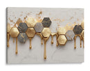 Geometria Dorada - DIEGO D L | Cuadro decorativo de Canvas Lab