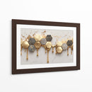 Geometria Dorada - DIEGO D L | Cuadro decorativo de Canvas Lab