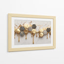 Geometria Dorada - DIEGO D L | Cuadro decorativo de Canvas Lab