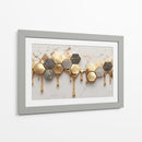 Geometria Dorada - DIEGO D L | Cuadro decorativo de Canvas Lab