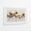 Geometria Dorada - DIEGO D L | Cuadro decorativo de Canvas Lab