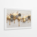 Geometria Dorada - DIEGO D L | Cuadro decorativo de Canvas Lab