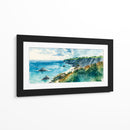 Paisaje costero en acuarela - Caperh | Cuadro decorativo de Canvas Lab