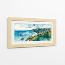 Paisaje costero en acuarela - Caperh | Cuadro decorativo de Canvas Lab
