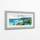 Paisaje costero en acuarela - Caperh | Cuadro decorativo de Canvas Lab