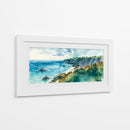 Paisaje costero en acuarela - Caperh | Cuadro decorativo de Canvas Lab