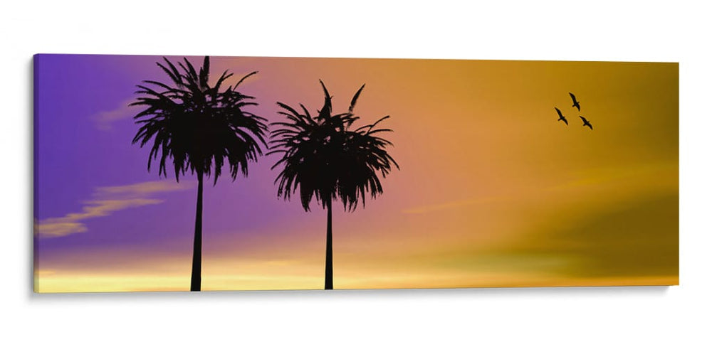 Palmeras al atardecer - Caperh | Cuadro decorativo de Canvas Lab