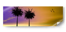 Palmeras al atardecer - Caperh | Cuadro decorativo de Canvas Lab