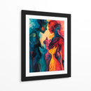 Pareja con gatos - Caperh | Cuadro decorativo de Canvas Lab