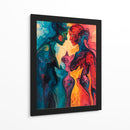 Pareja con gatos - Caperh | Cuadro decorativo de Canvas Lab