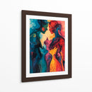 Pareja con gatos - Caperh | Cuadro decorativo de Canvas Lab