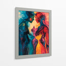 Pareja con gatos - Caperh | Cuadro decorativo de Canvas Lab