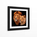 Pareja de leones II - Caperh | Cuadro decorativo de Canvas Lab