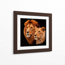Pareja de leones II - Caperh | Cuadro decorativo de Canvas Lab