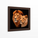 Pareja de leones II - Caperh | Cuadro decorativo de Canvas Lab