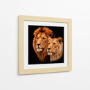 Pareja de leones II - Caperh | Cuadro decorativo de Canvas Lab
