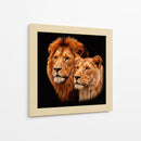 Pareja de leones II - Caperh | Cuadro decorativo de Canvas Lab