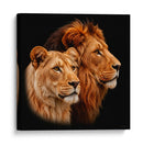 Pareja de leones - Caperh | Cuadro decorativo de Canvas Lab