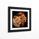 Pareja de leones - Caperh | Cuadro decorativo de Canvas Lab