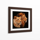 Pareja de leones - Caperh | Cuadro decorativo de Canvas Lab