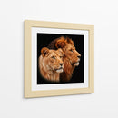 Pareja de leones - Caperh | Cuadro decorativo de Canvas Lab