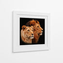 Pareja de leones - Caperh | Cuadro decorativo de Canvas Lab