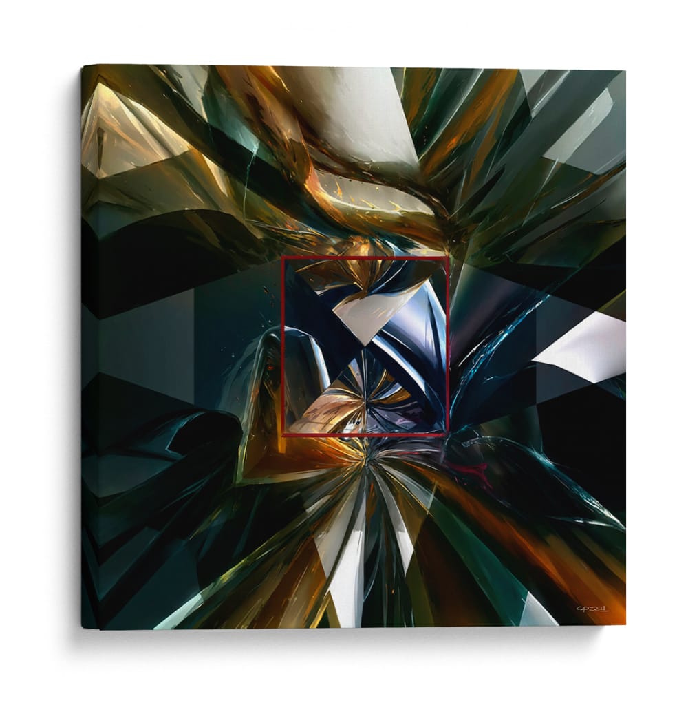 Pedacería de cristal - Caperh | Cuadro decorativo de Canvas Lab
