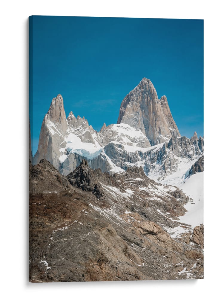 Cumbre del Monte Fitz Roy, Patagonia - Wandering Pixels Co. | Cuadro decorativo de Canvas Lab