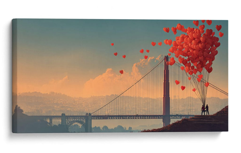 Corazones al viento - DIEGO D L | Cuadro decorativo de Canvas Lab