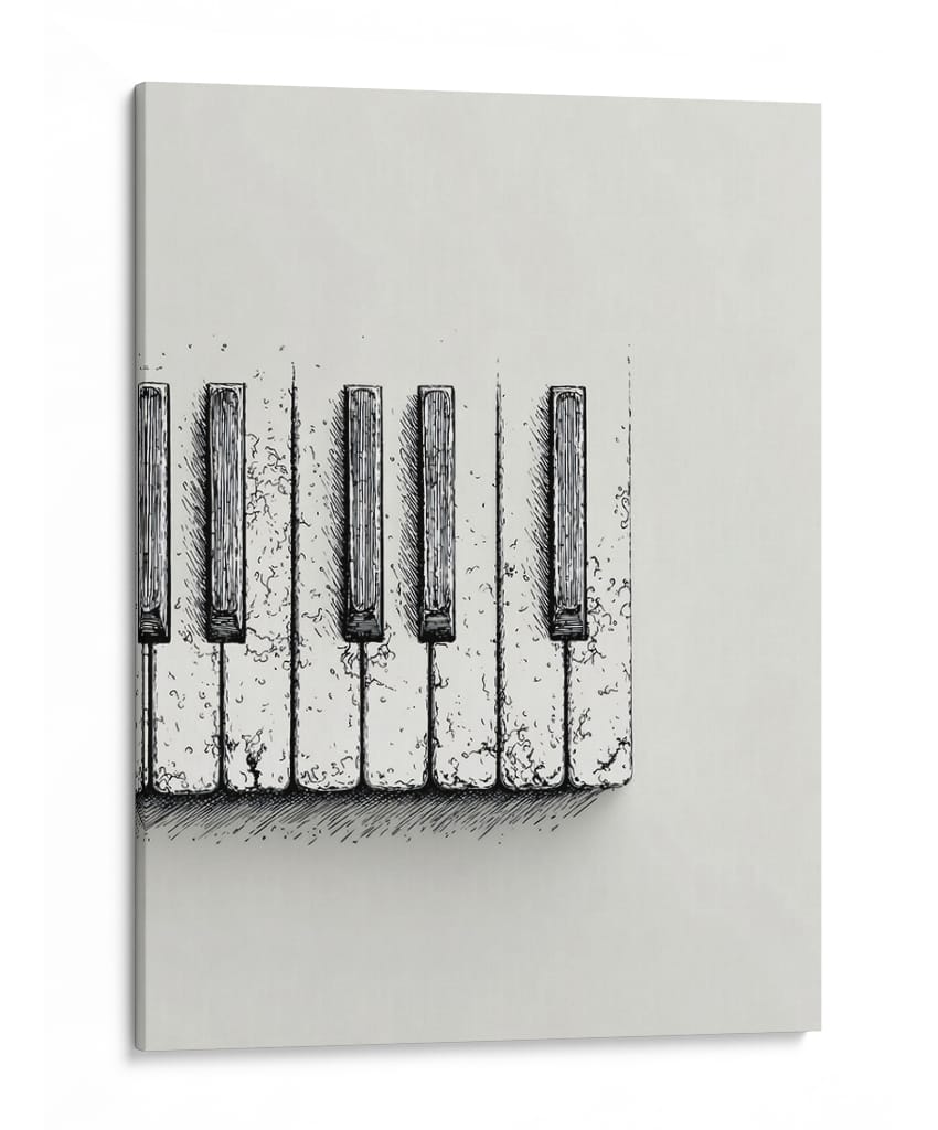 Notas Incompletas - DIEGO D L | Cuadro decorativo de Canvas Lab