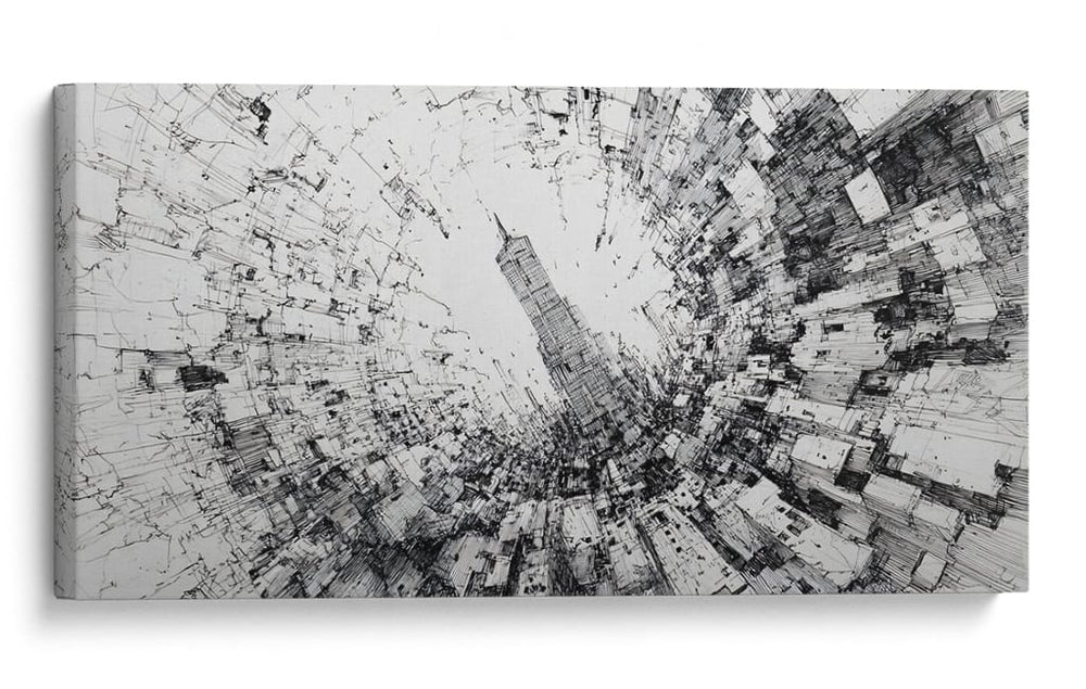 Vórtice Urbano - DIEGO D L | Cuadro decorativo de Canvas Lab