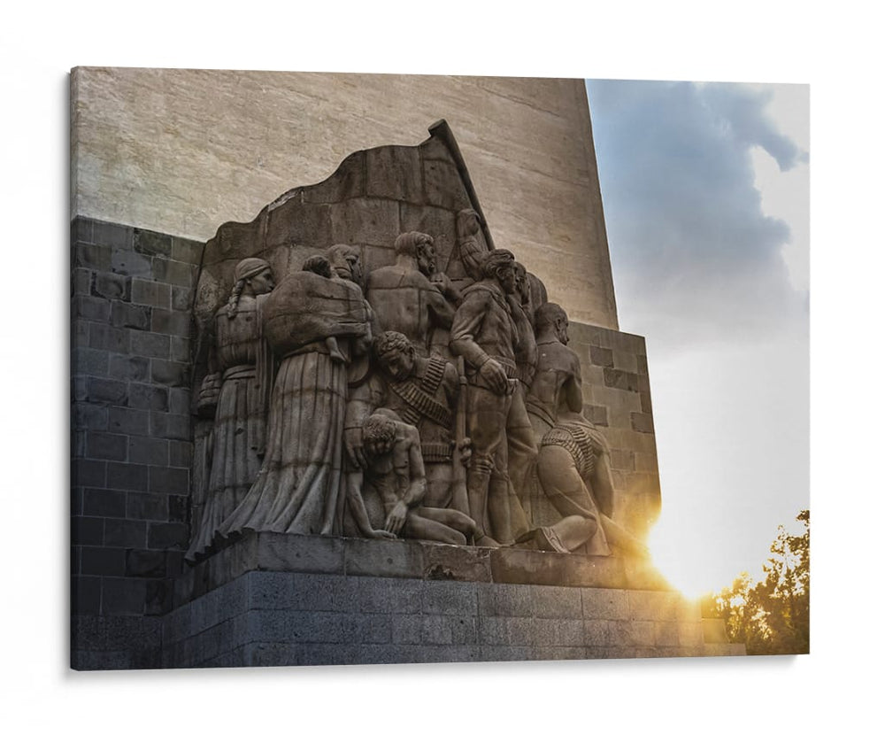 Monumento al Tiempo: Simetría y Legado - Löwenherz | Cuadro decorativo de Canvas Lab
