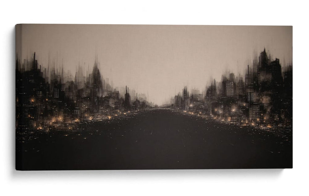 La ciudad que duerme - DIEGO D L | Cuadro decorativo de Canvas Lab