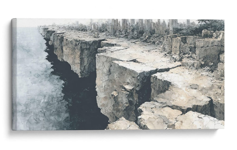 El borde del mundo - DIEGO D L | Cuadro decorativo de Canvas Lab