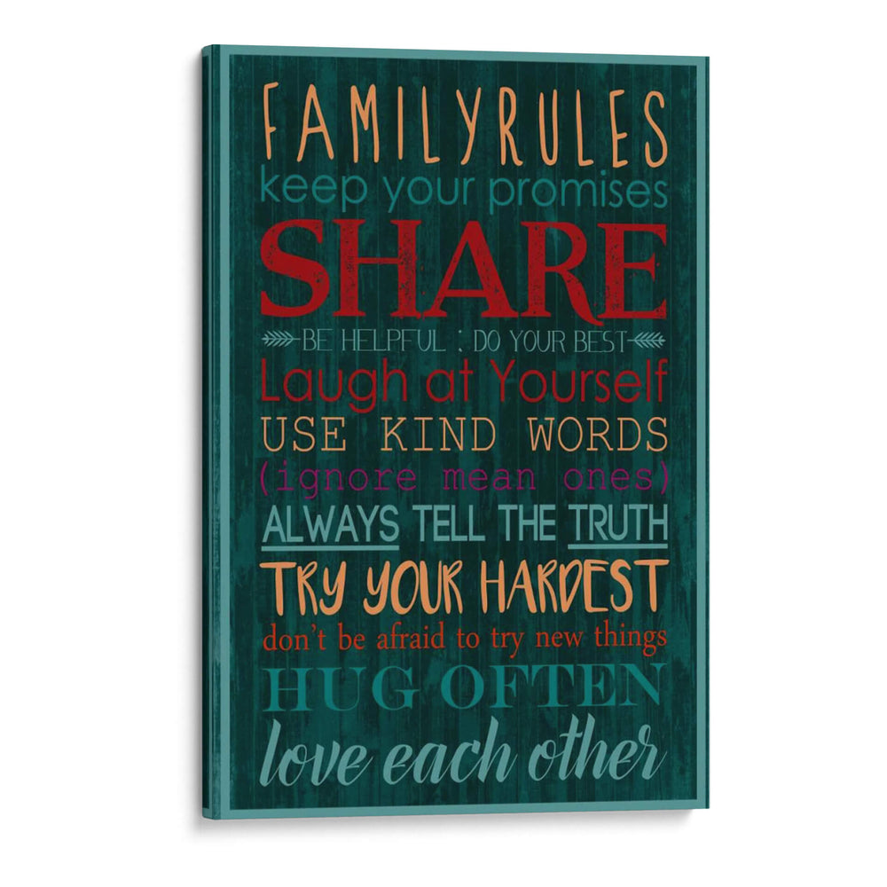 Reglas De La Familia De Especias I - Grace Popp | Cuadro decorativo de Canvas Lab